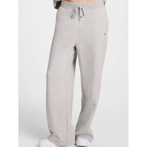 Champion Women's Light Gray Wide-Leg Sweatpants